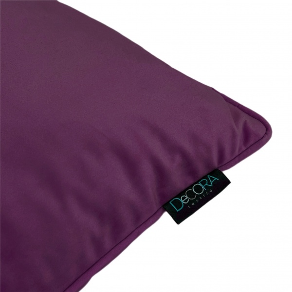 Подушка декоративная VELOUR 50x50 см бордовый Decora textile 