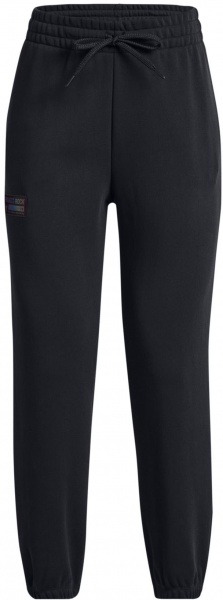 Штани Under Armour PJT ROCK HW TERRY PNT 1380196-001 р. L чорний
