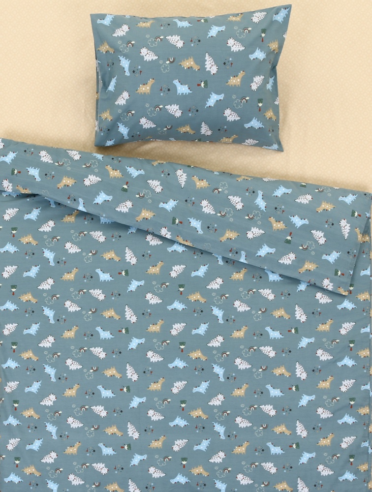 Комплект постельного белья Luna Kids HAPPY DINO мультиколор