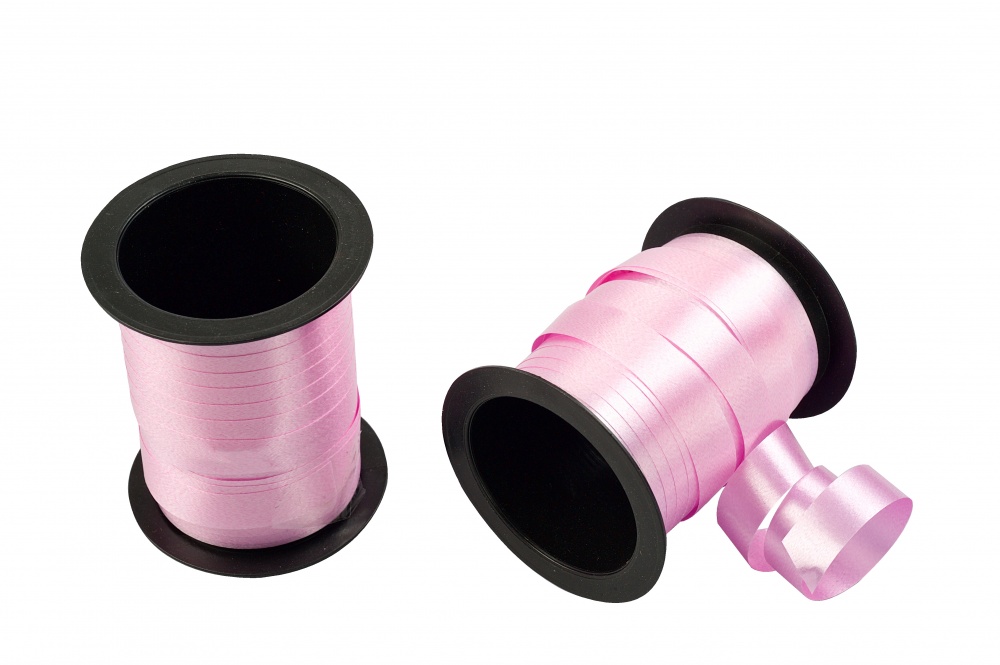 Стрічка Happycom International на катушці однотонна 1 см 3 м жовтий / салатовий / рожевий