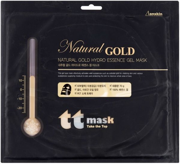 Маска ANSKIN гидрогелевая с золотом 70 г 1 шт.
