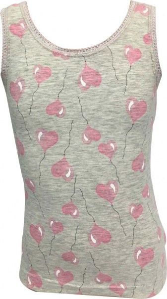 Майка для дівчаток Bibo р.80 сірий із малюнком 34129 