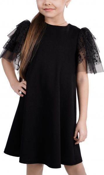 Платье Sasha р.146 черный 4303 