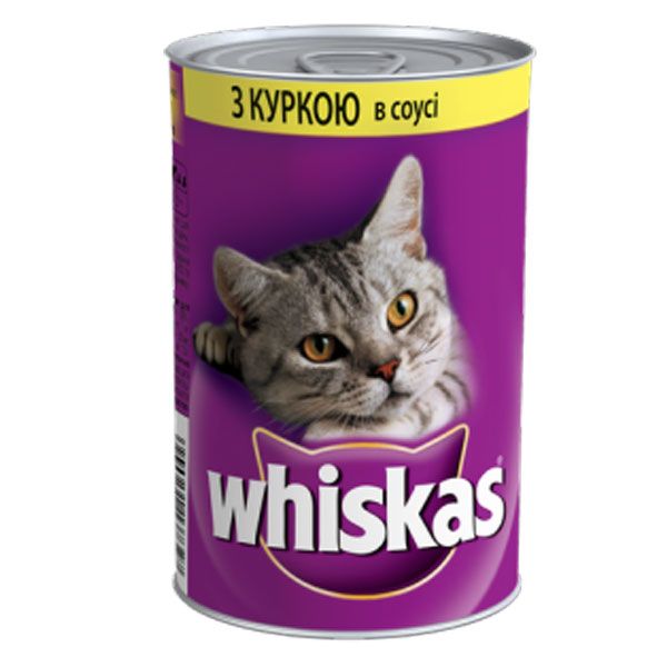 Корм Whiskas с курицей в соусе 400 г
