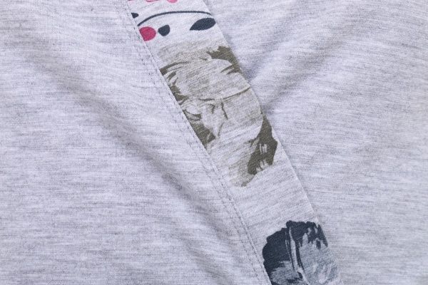 Халат жіночий Квіти р. XL сірий 