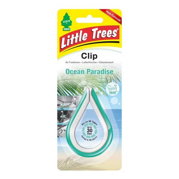 Ароматизатор на зеркало Little Trees Clip Океанический рай свежесть