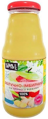 Сік Sims Juice Яблучно-імбирний 0,33л 