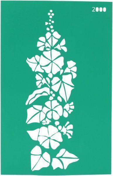 Трафарет самоклейкий Квіти №2000 GPТ50045844 130x200 мм Rosa Talent