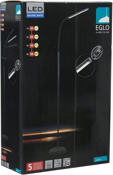 Торшер Eglo Лароа 4,5 Вт 96439 чорний 