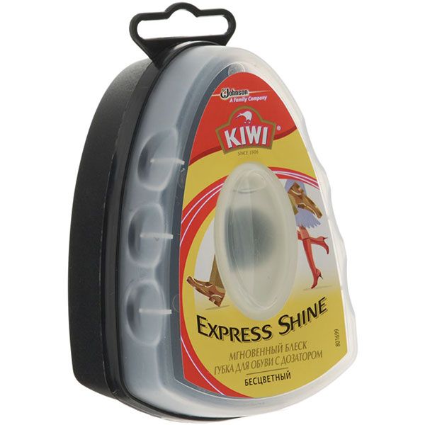 Губка-блиск для взуття Kiwi EXPRESS прозорий