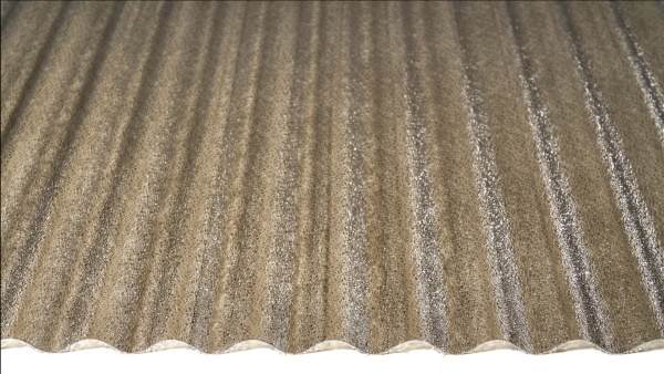 Шифер ELYPLAST 76/18 2x1м x 1,2мм волна бронзовый