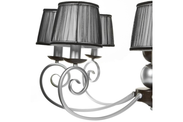 Люстра NNB 8x40 Вт E14 хром/черный 90996 