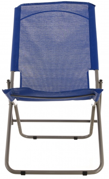 Кресло-шезлонг UBC Group раскладной синий 52x107 см 