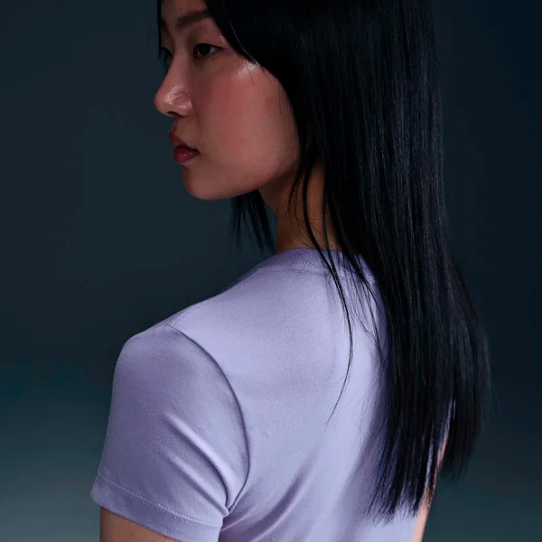 Футболка Nike W NSW NK CHLL KNT MD CRP FV5508-533 р.M фиолетовый