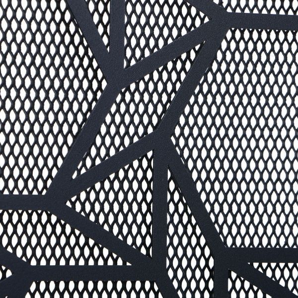 Решетка каминная SSH-2 50х74 см черный 