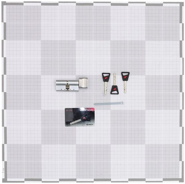 Циліндр Abloy NOVEL CY 323 UT MCR 32.5х31.5 ключ-вороток 64 мм матовий хром