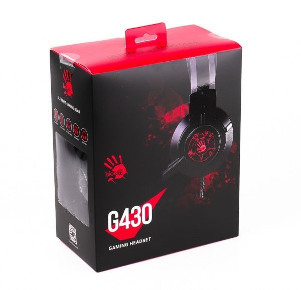 Навушники A4Tech ігрові G430 Bloody Black 