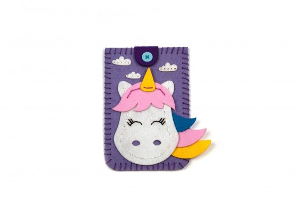 Набор для шитья Комплект выкроек из фетра Единорог Аплі-Краплі 