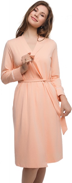 Халат для беременных Мамин Дом 48 La Rose чайная роза 