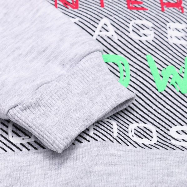 Свитшот ALG р.98 меланж 221453 