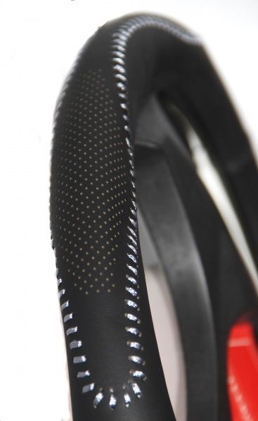 Чехол на руль MOMO SWC018BG черный с серым