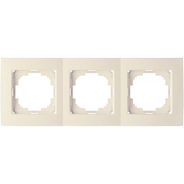 Рамка тримісна Nilson Touran горизонтальна кремовий 24121093
