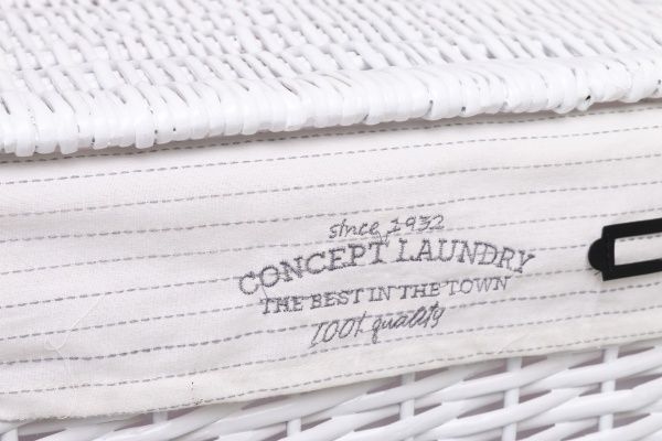 Кошик плетений Tony Bridge Basket з текстилем 44х34х56 см HQN20-1AB-1 