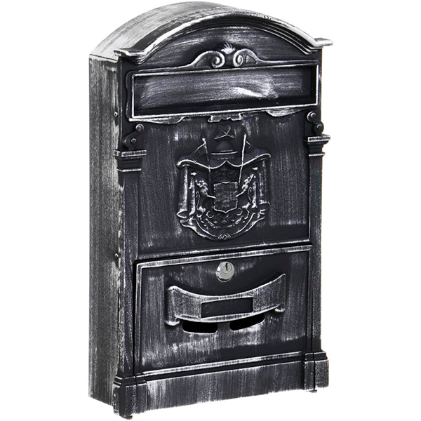 Почтовый ящик античное серебро