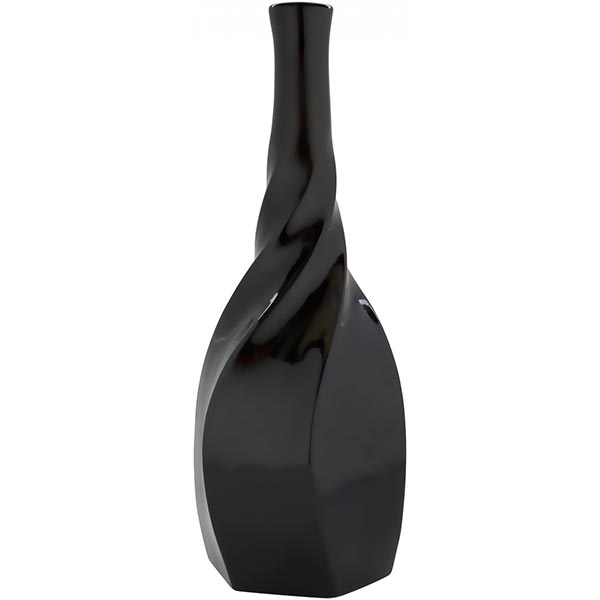 Ваза декоративная Eterna 0002 черная 38 см
