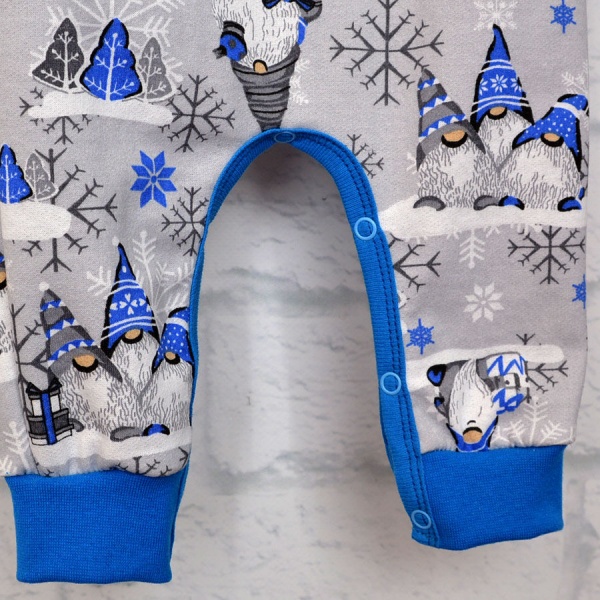 Ромпер-реглан унисекс Blanka Гном р.86 серый 12753 