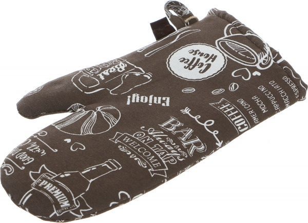 Прихватка-варежка Brown Breakfast коричневый Прованс 
