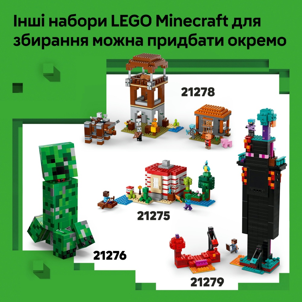 Конструктор LEGO Minecraft Шахта «Кайло» 21277