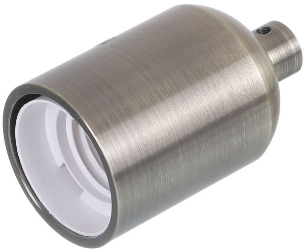 Патрон электрический EMT гладкий 19 E27 металл коричневый 22-0140У