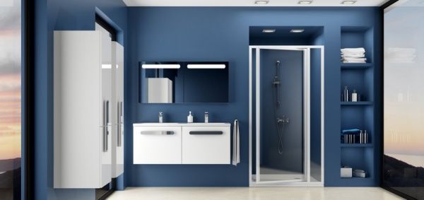 Душевые двери Ravak SDOP-80 Белый+Grape