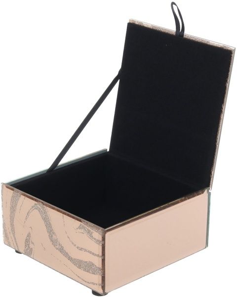 Сундучок Звездная пыль 13x6x13 см бронзовый