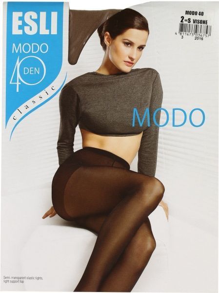 Колготки женские ESLI MODO 40 den visone р. 2 темно-бежевый 