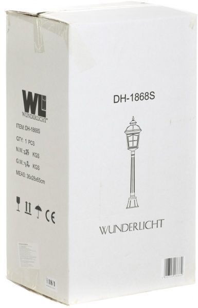 Ліхтарний стовп WunderLicht DH-1868S E27 100 Вт IP44 DH-1868S 