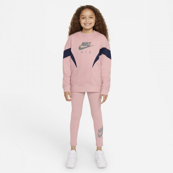 Світшот Nike G NSW AIR FT BF CREW DD7135-630 р. XS рожевий