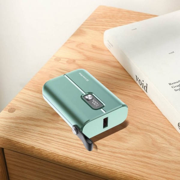 Внешний аккумулятор (Powerbank) ColorWay Full power Ligthning + USB QC3.0 + USB-C PD 22.5W 10000 mAh green (CW-PB100LPK2GR-PDD) 