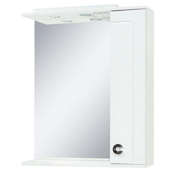Зеркало со шкафчиком Сансервіс Eliza 70 белое 