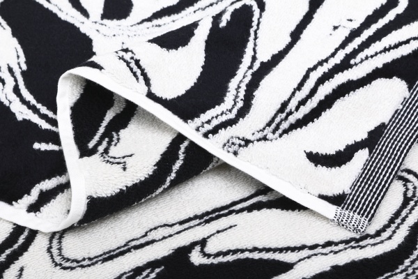 Полотенце Manchas 70x140 см черный 