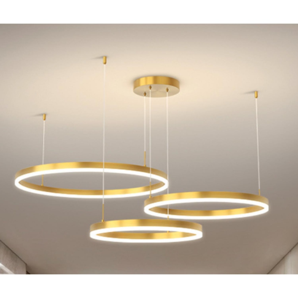 Люстра светодиодная Berger 3x75 Вт LED-модуль золото 7013-PL-75 Gold