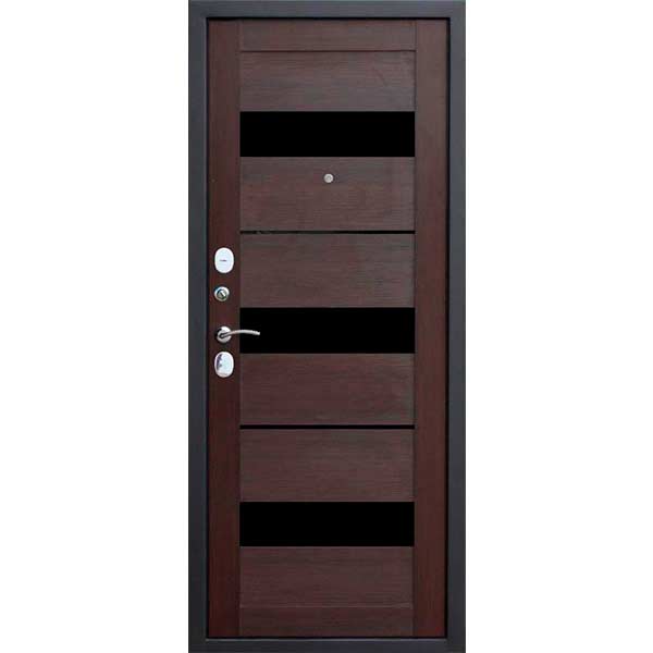 Двері вхідні Tarimus Гарда Муар темний кипарис 2050x860 мм ліві