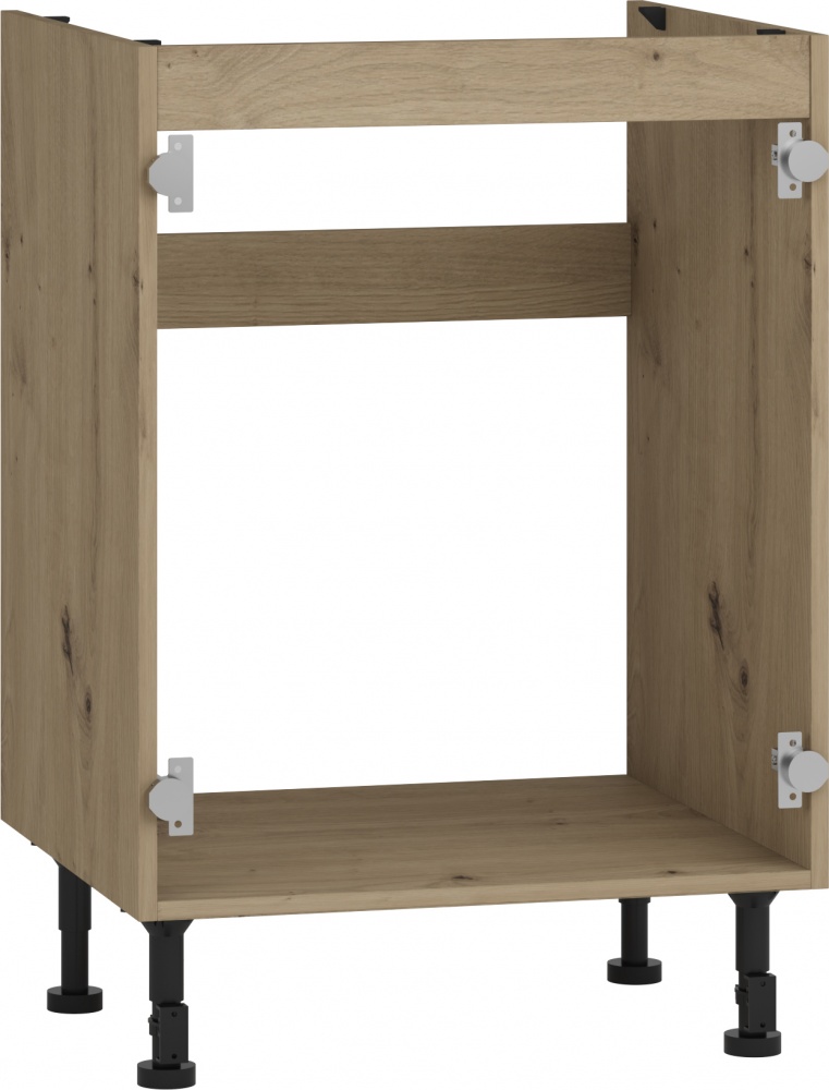 Тумба нижня Грейд Оптимум (нижня мийка) 600x870x522 мм дуб артізан