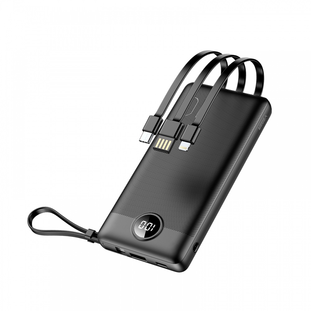Повербанк VEGER W1116 10000 mAh black (W1116.black)