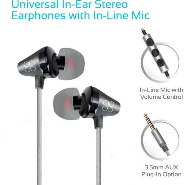 Навушники Promate Clavier black 