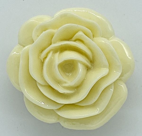 Магнит Розочка d50 мм белый Р0016 MISLT