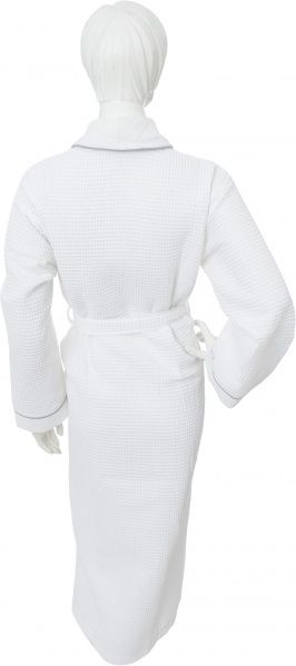 Халат вафельний Karna з кантом р. XL білий Aleron 