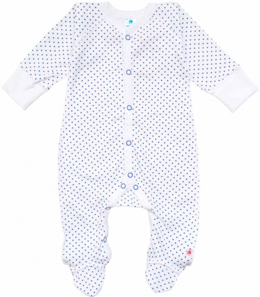 Комбинезон Minikin синяя звездочка р.86 белый 198050386 