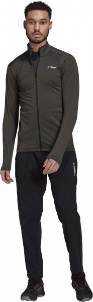 Джемпер Adidas MT FULL Z FLEEC GU6495 р. 2XL чорний